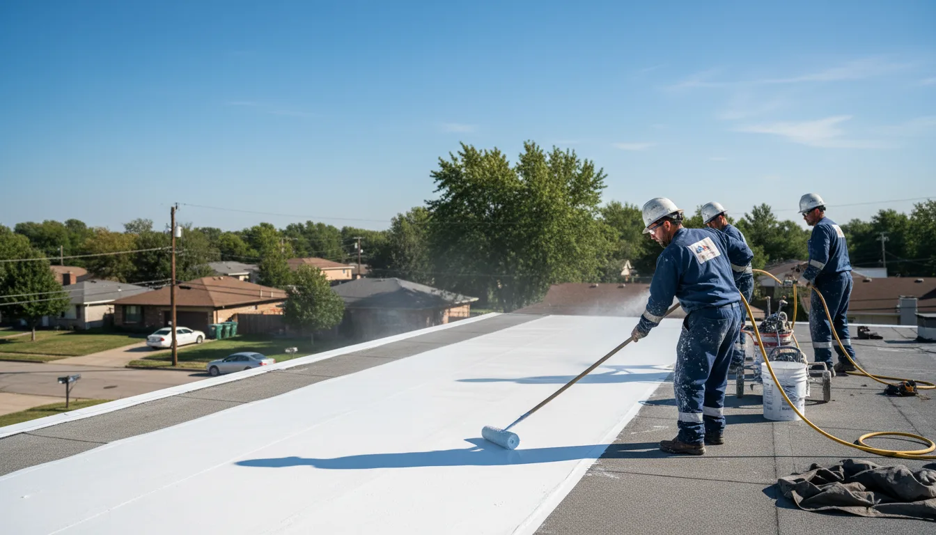 Commercial roof coating in Wiggins, MS near me